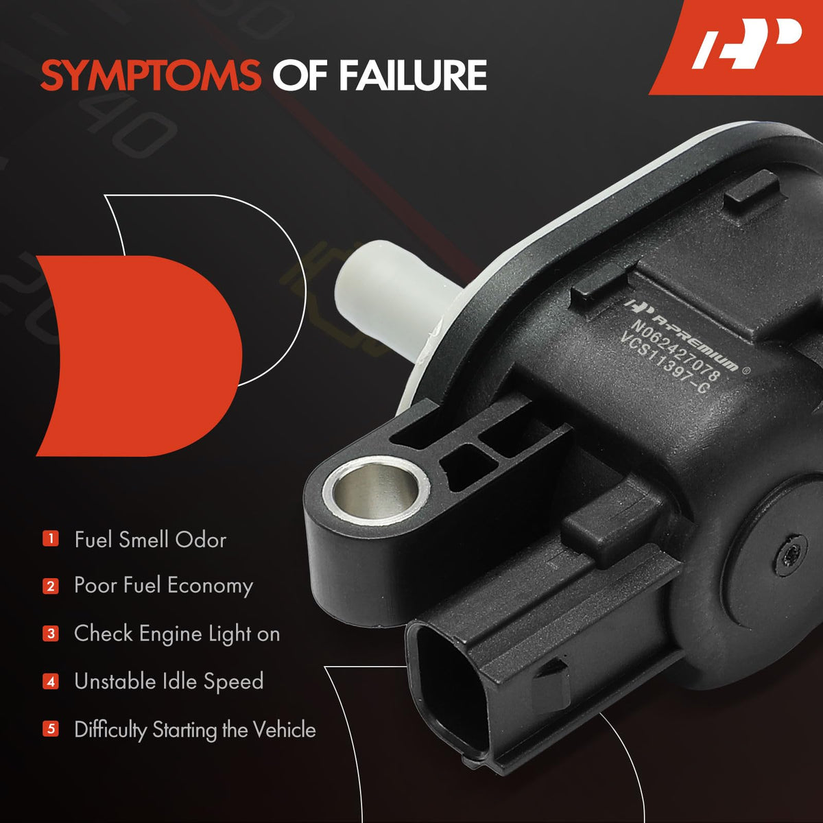 A-Premium purge valve mounting holes detail for secure factory-style attachment