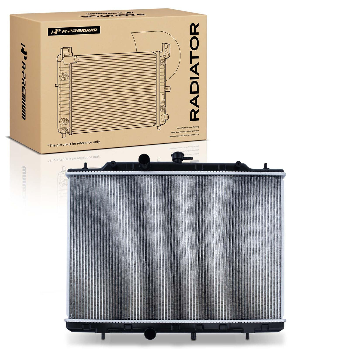A-Premium front assembly showing fitment and direct replacement benefit