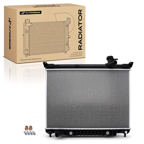 A-Premium radiator front assembly showing full unit and mounting points for confident fit