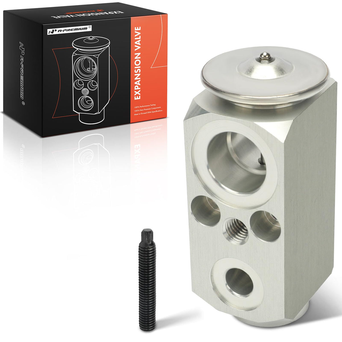 A-Premium rear expansion valve front view showing clean fit and reliable replacement