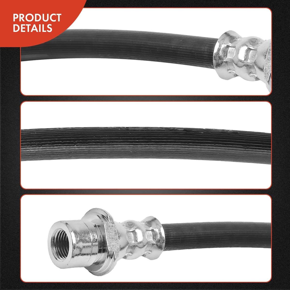 A-Premium rear brake hose on vehicle illustrating correct placement and routing