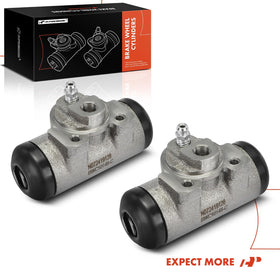 A-Premium wheel cylinder in garage setting indicating professional-grade replacement part
