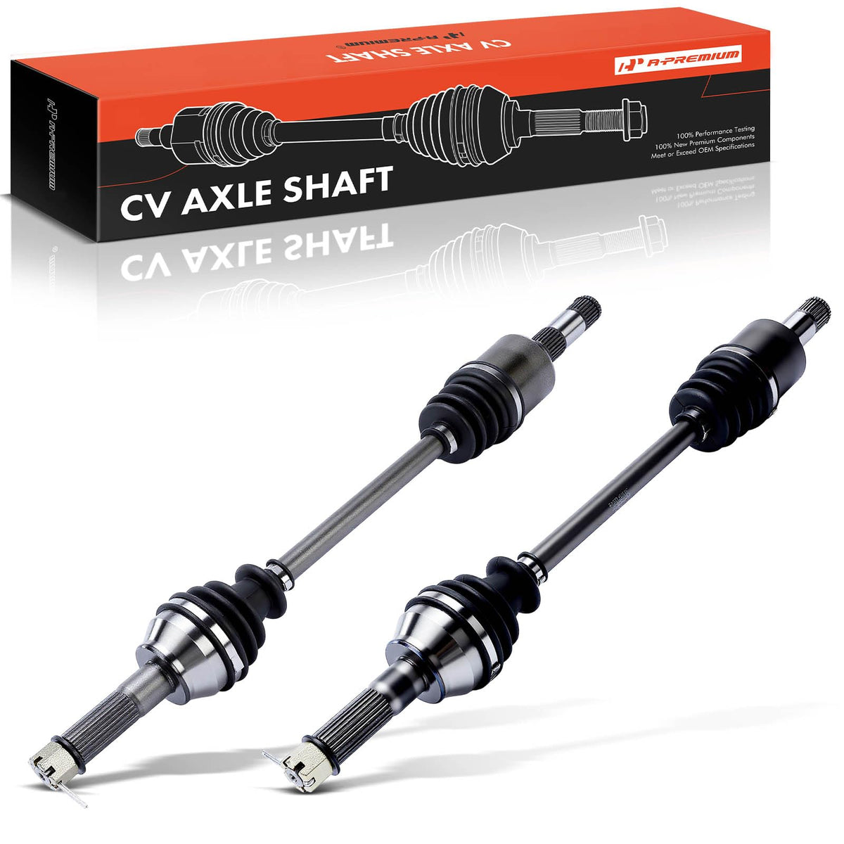 A-Premium rear axles front view showing complete assemblies and fitment reassurance