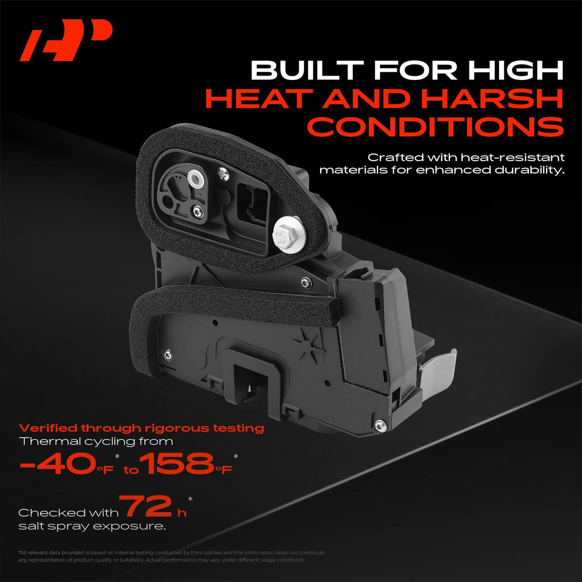 A-Premium actuator side profile demonstrating durable housing and sturdy construction