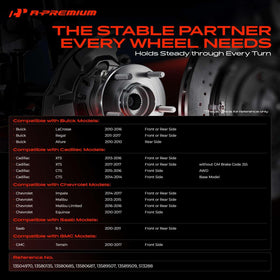A-Premium rear hub assembly demonstrating correct orientation and fit