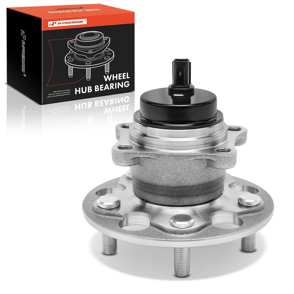 A-Premium front view of rear hub assembly showing fit and finish benefit