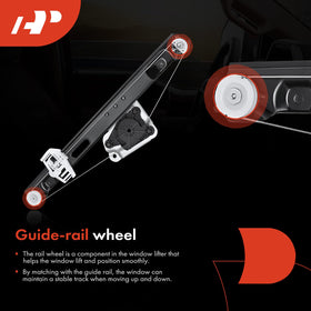 A-Premium assembled with window track demonstrating correct positioning