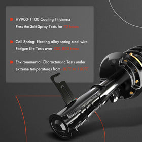 A-Premium rear shock absorber close-up built for consistent damping performance