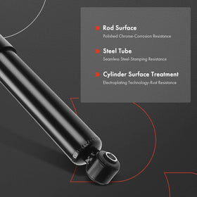 A-Premium rear shock installed on vehicle restoring rear stability