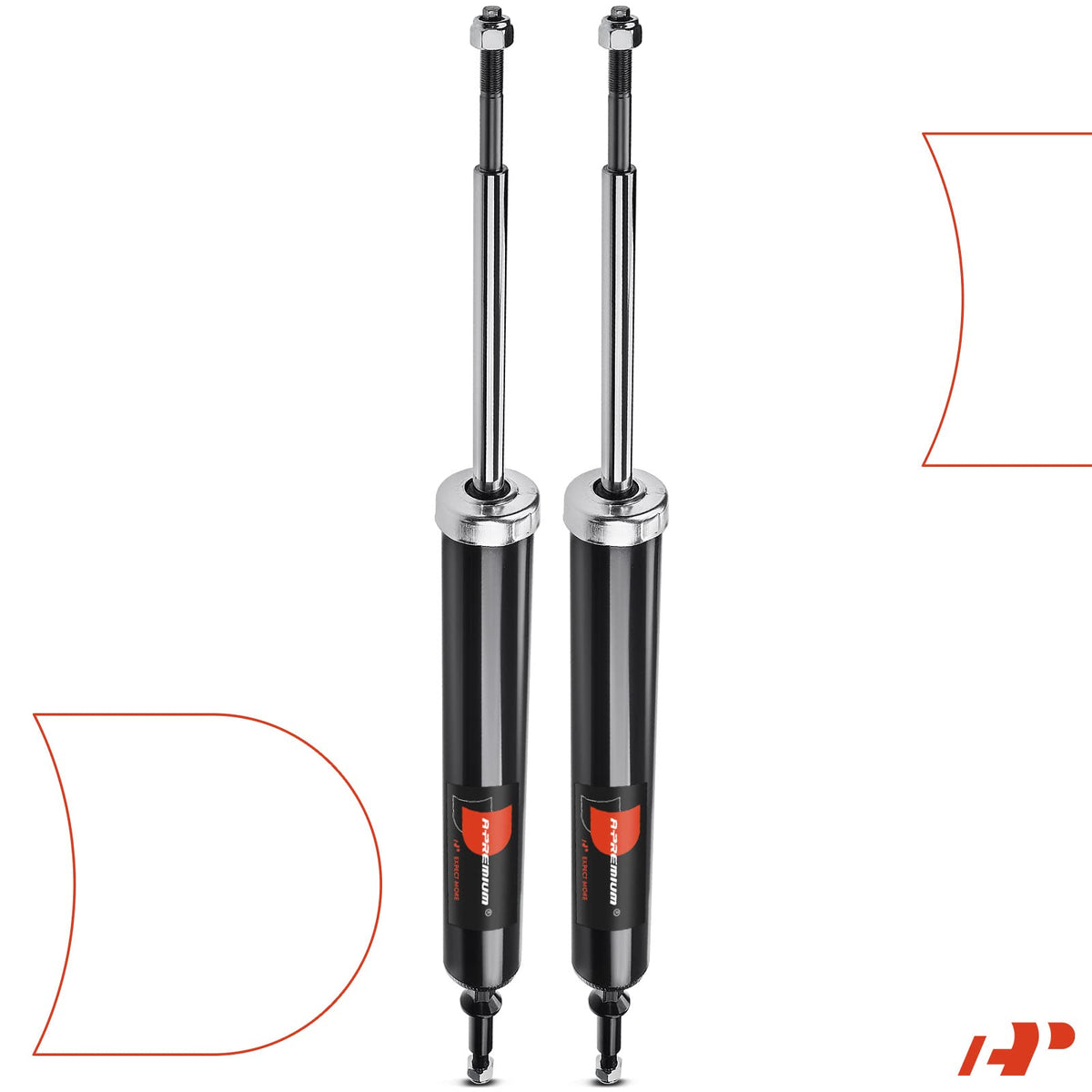 A-Premium shocks on BMW driving scene illustrating restored stability