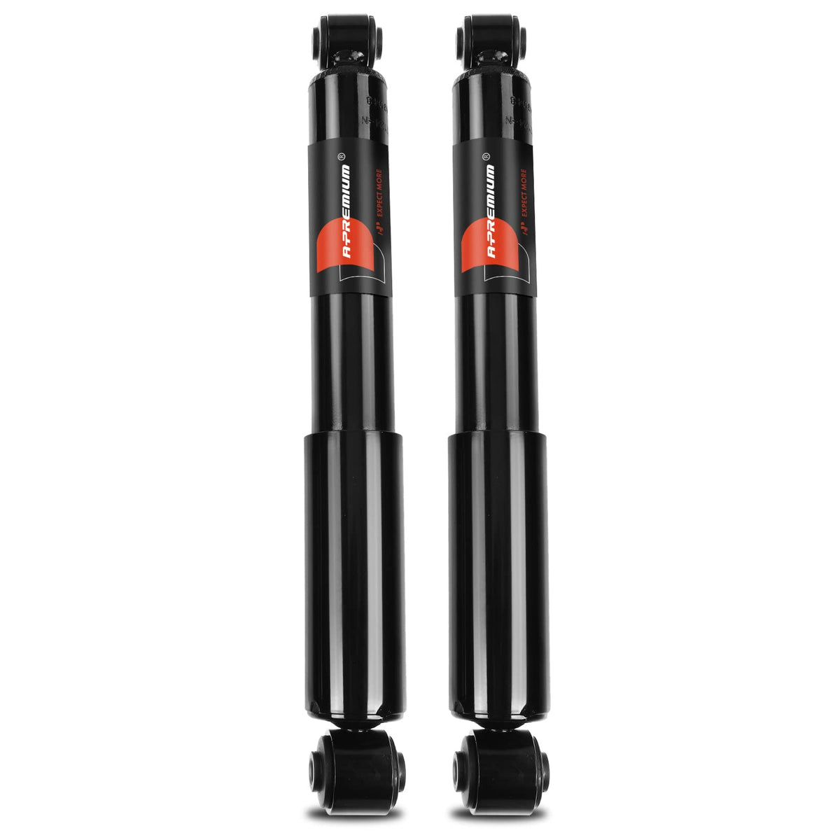 A-Premium shock on car driving scene conveying improved ride stability benefit