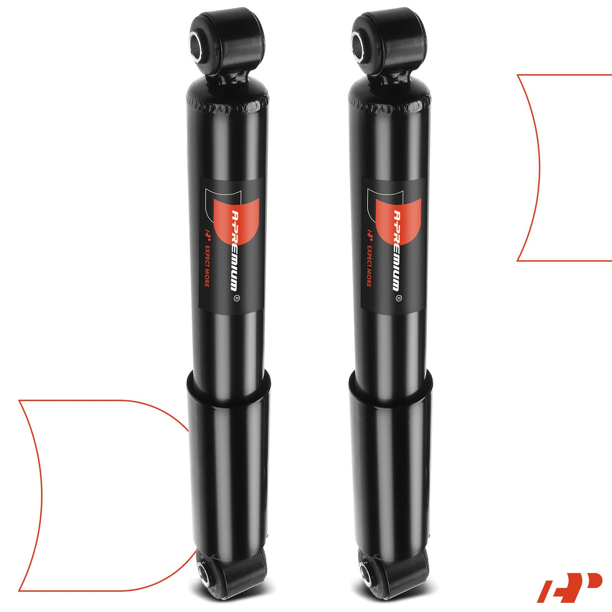 A-Premium rear shock on test road demonstrating smoother handling
