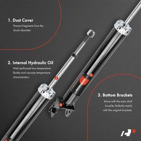 A-Premium rear shock mounted on Nissan rear suspension for restored control