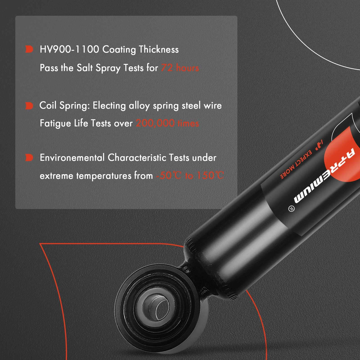 A-Premium side profile with dimensions showing correct fitment and easy verification