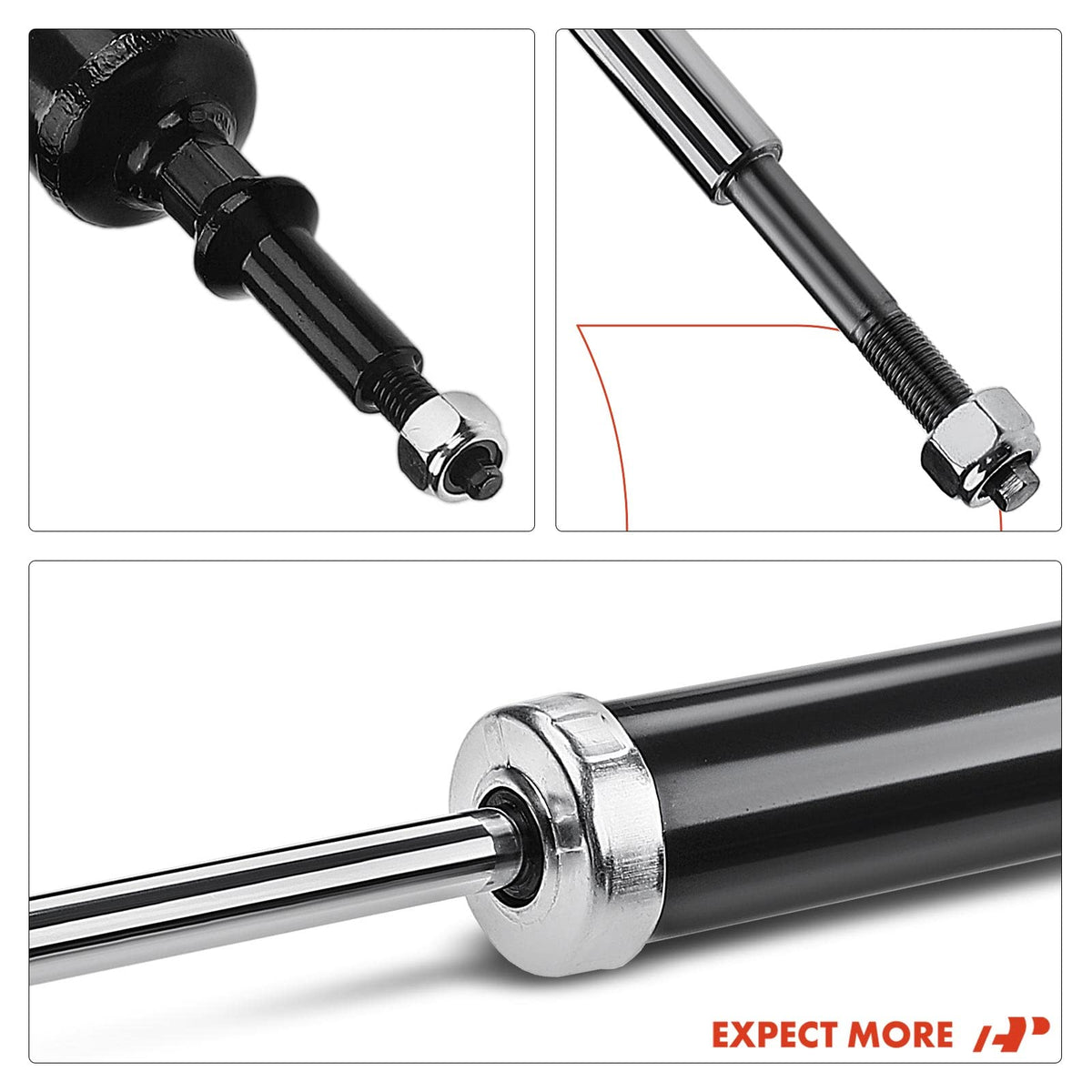 A-Premium shock tube welds and finish for durable long-term use