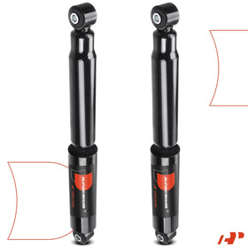 A-Premium rear shock on vehicle driving scene showing smoother ride and handling