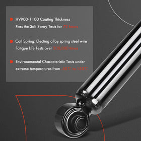 A-Premium installed on Fiat 500 rear axle demonstrating restored stability benefit