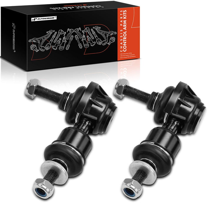 A-Premium front view of rear sway bar link showing robust construction and fit