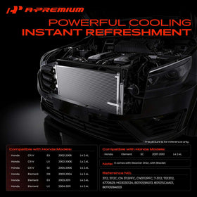 A-Premium receiver drier and bracket included for complete bolt-on installation