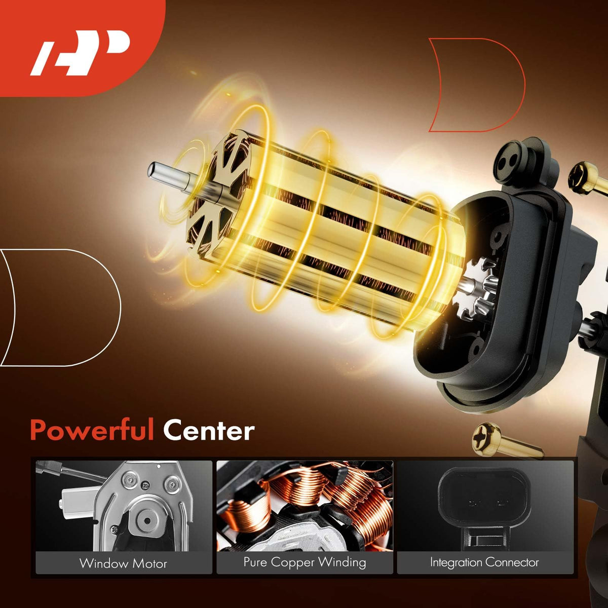 A-Premium 2-pin electrical connector detail matching factory harness for easy installation