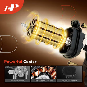 A-Premium 2-pin electrical connector detail matching factory harness for easy installation