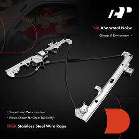A-Premium regulator gear and track detail illustrating precise glass movement