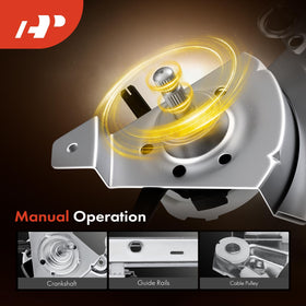 A-Premium regulator mounting points view ensuring precise factory fit