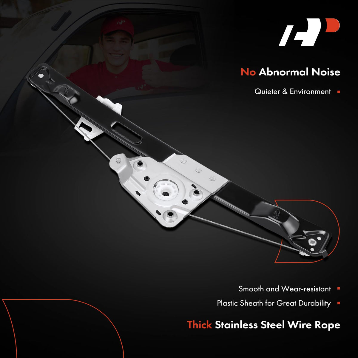 A-Premium regulator side profile with bracket showing sturdy construction