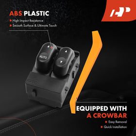 A-Premium switch with included removal tool protecting door trim during install