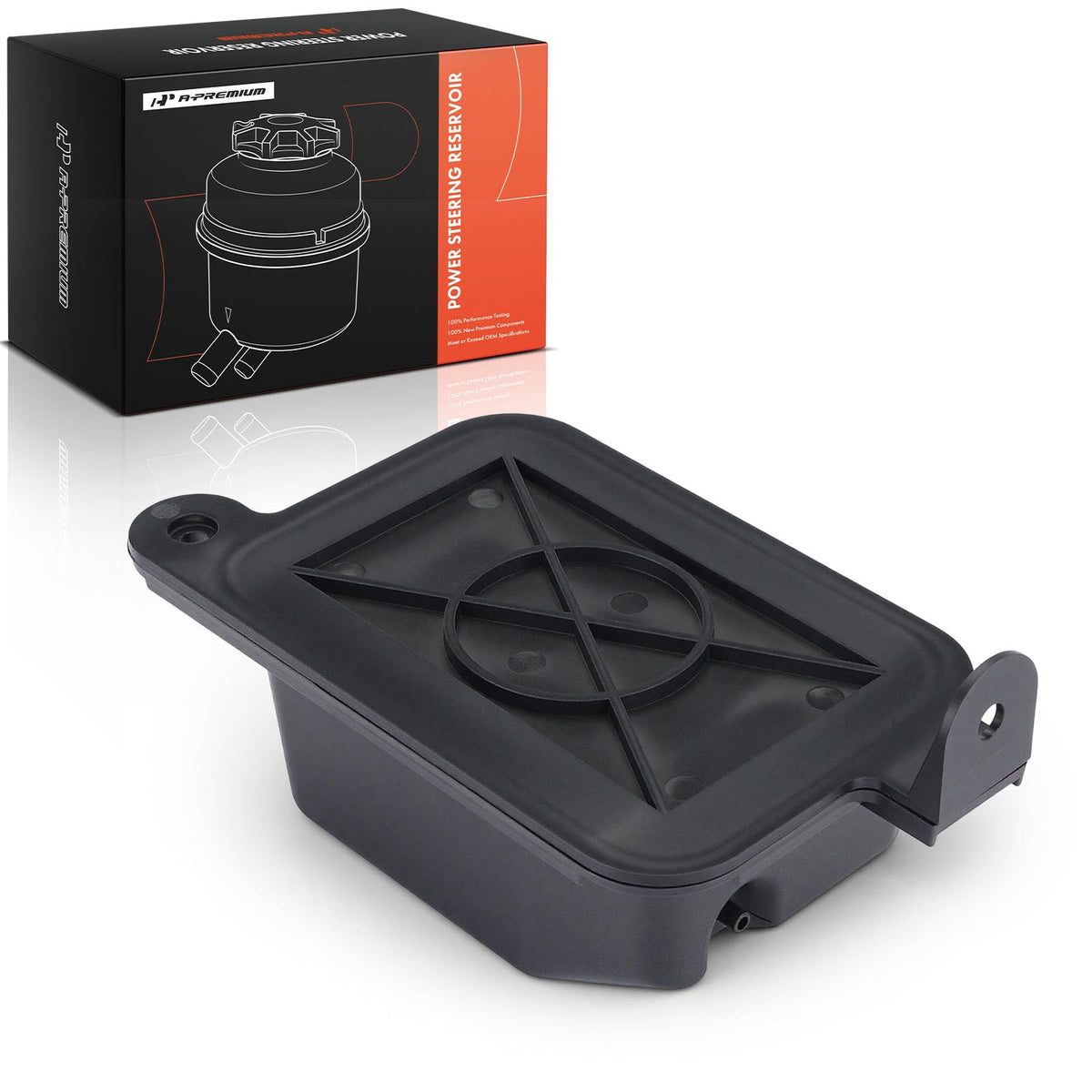 A-Premium front view of reservoir showing exact fit and reliable replacement benefits