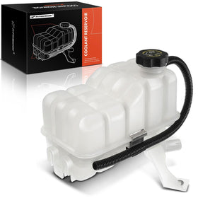 A-Premium reservoir front view showing fit and factory-style ports