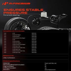 A-Premium reservoir side view focusing on vacuum connection ports for easy installation