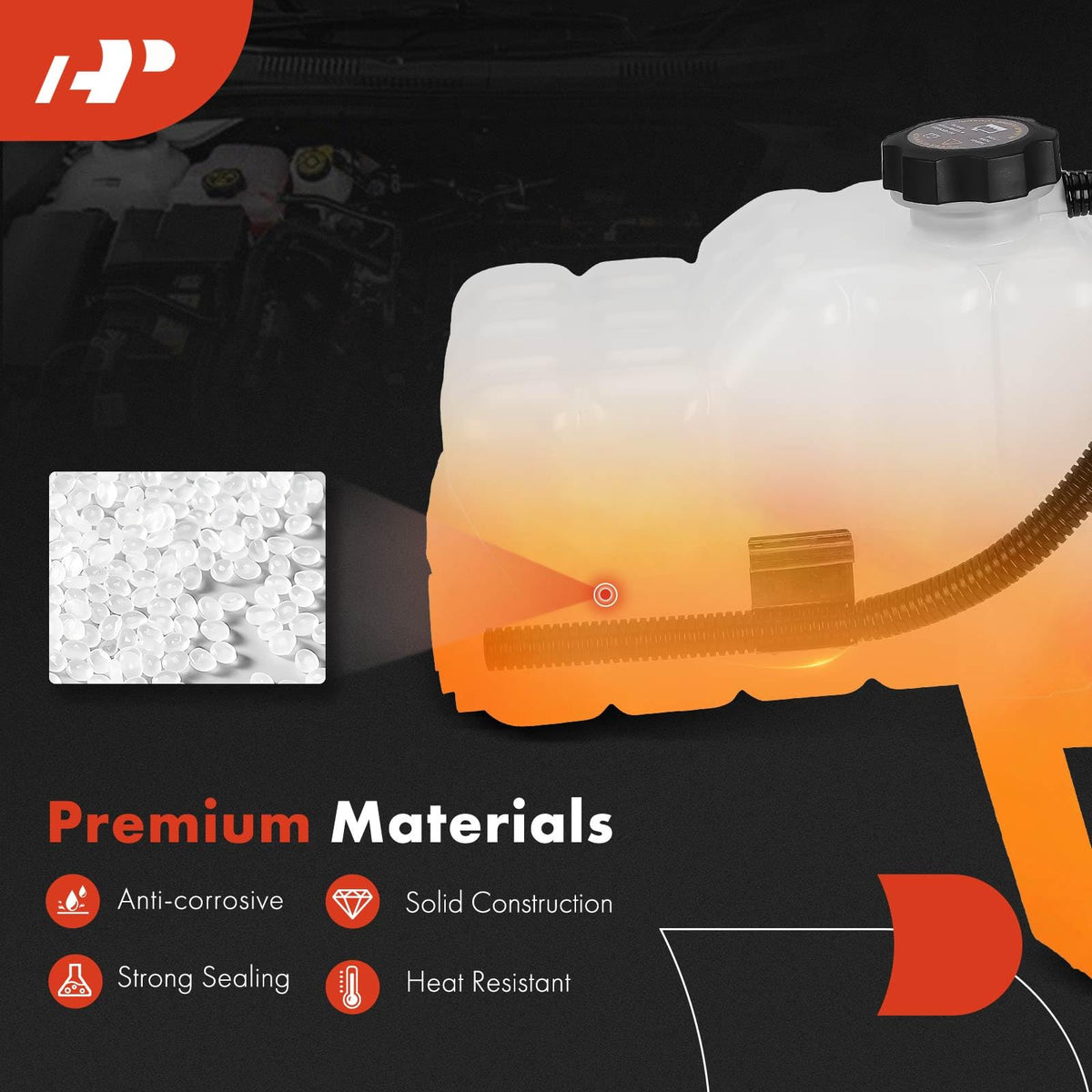 A-Premium side profile with tubing highlighting leak-resistant routing
