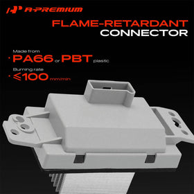 A-Premium resistor installed in vehicle cabin illustrating restored fan control