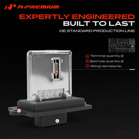 A-Premium mounting holes detail for secure fit and direct bolt-in benefit