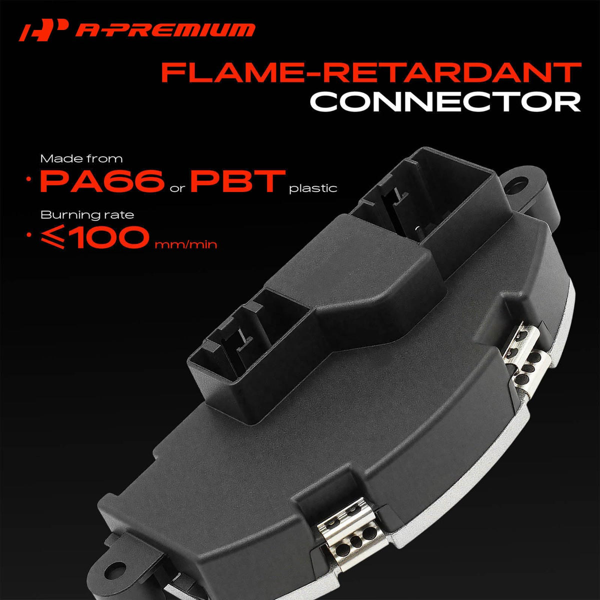 A-Premium resistor side profile showing compact OE-style design benefit