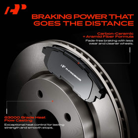 A-Premium rotor mounted on hub showing correct scale and fitment