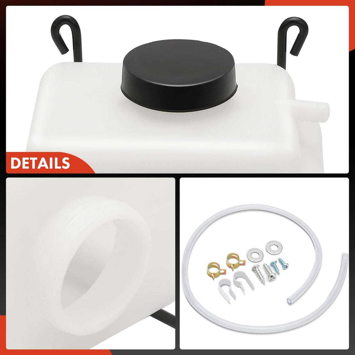A-Premium one-quart size next to ruler showing compact capacity benefit