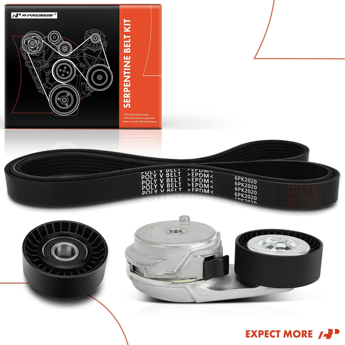 A-Premium parts next to ruler showing scale for easy sizing and fit confirmation