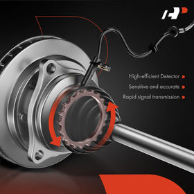 A-Premium sensor cable detail highlighting durable insulation and flexible routing