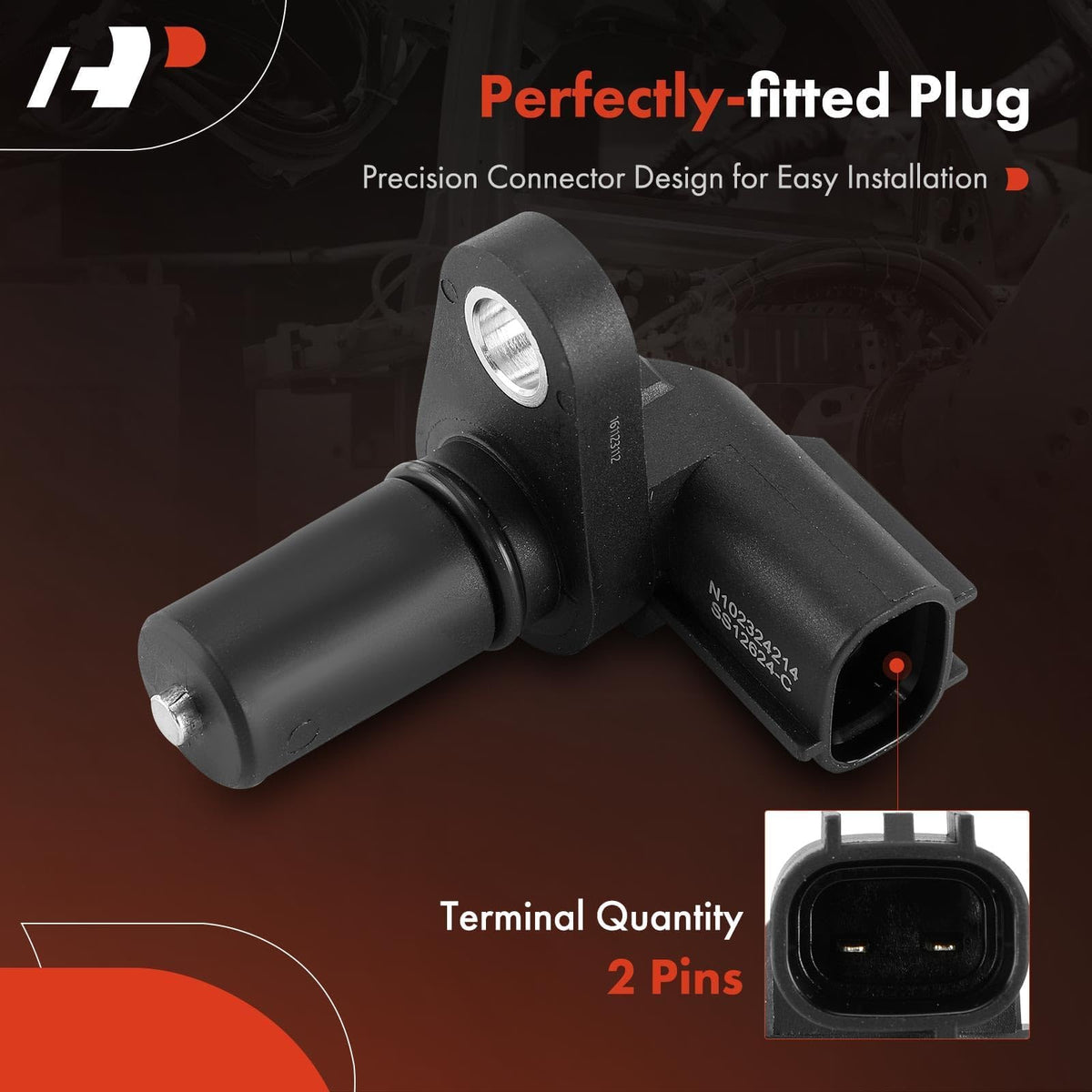 A-Premium sensor installed in transmission illustrating direct-fit use
