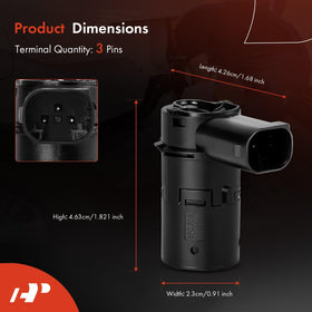 A-Premium sensor installed in rear bumper providing reliable parking aid