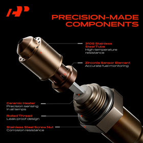 A-Premium sensor next to measuring tape showing 520 mm cable length clarity