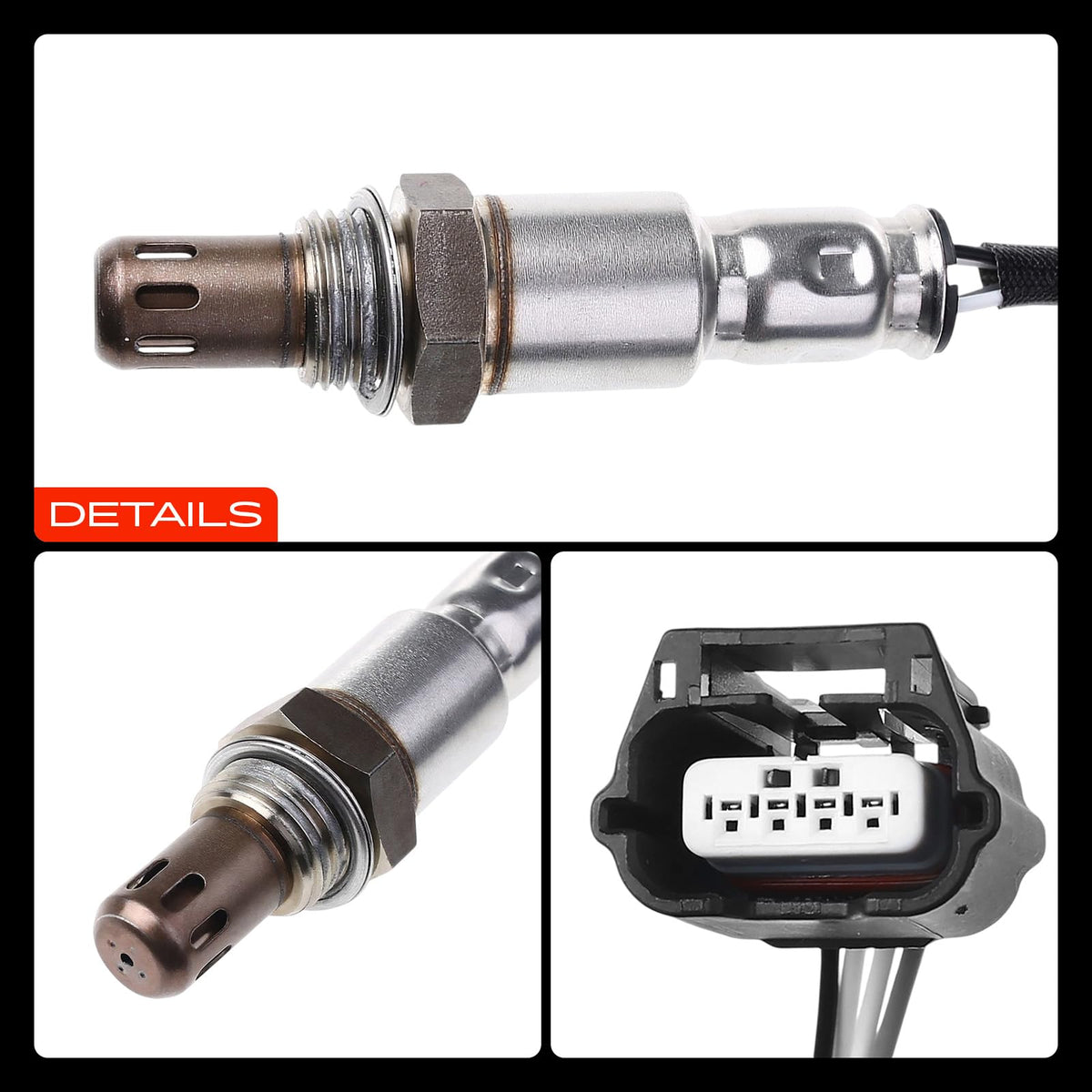 Mechanic fitting A-Premium sensor in garage lifestyle shot showing practical installation