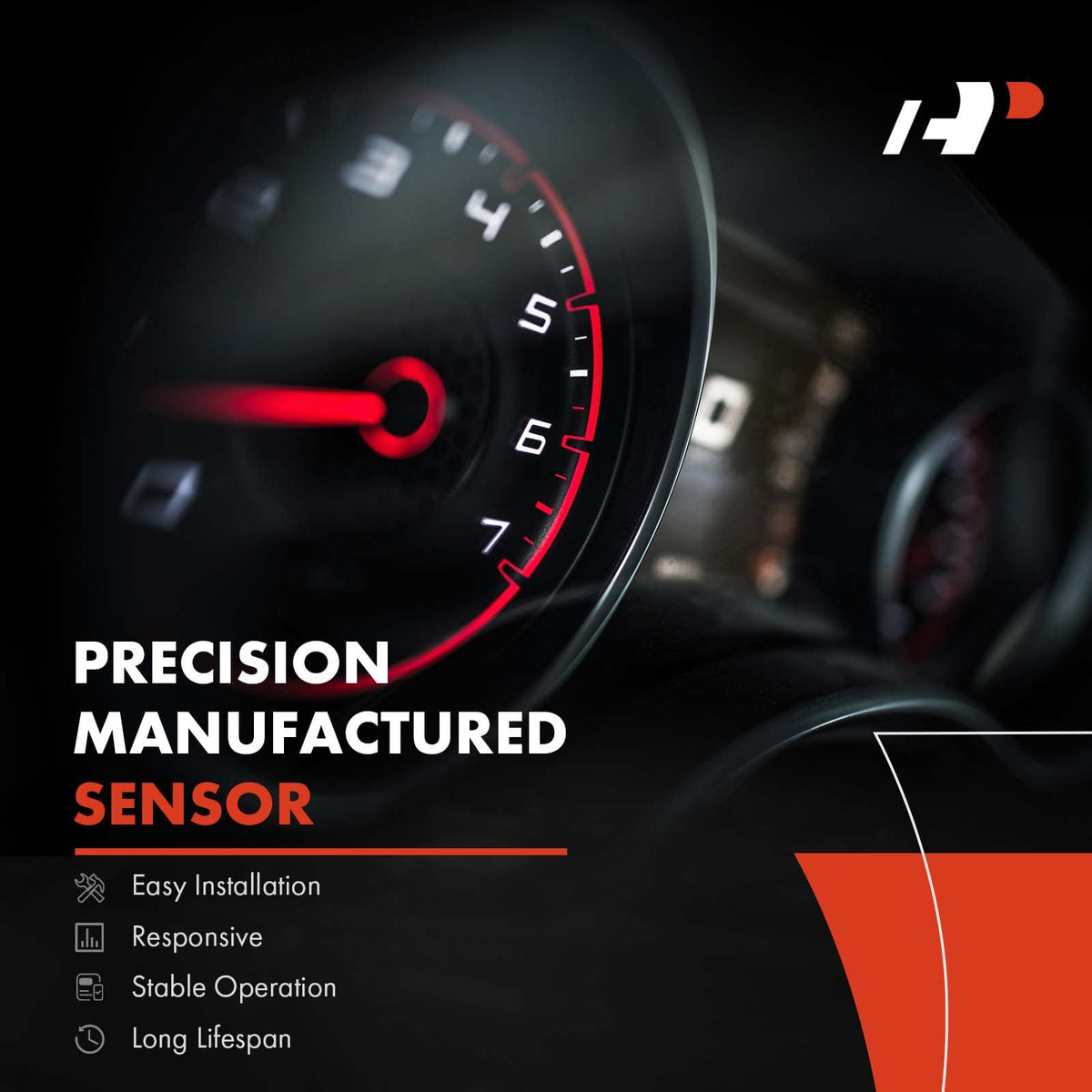 A-Premium sensor side profile showing durable housing and seal