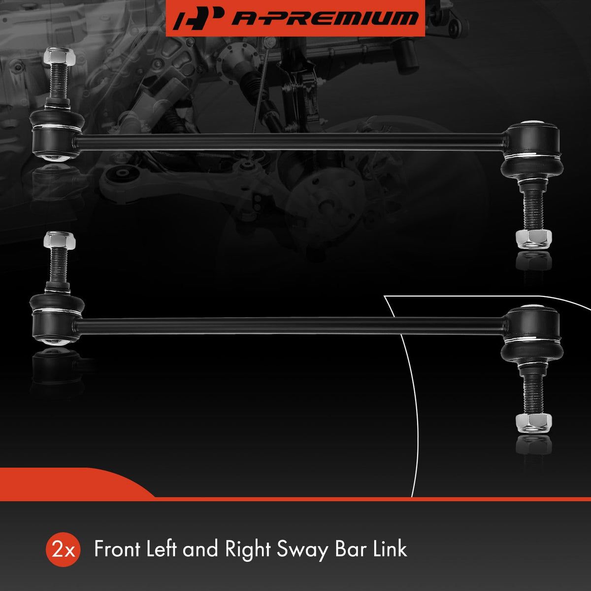 A-Premium shaft and bush detail showing alloy steel and rubber boot for durability