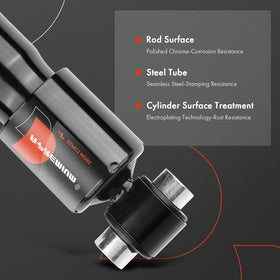 A-Premium shock installed on right cab mount, restores balanced damping