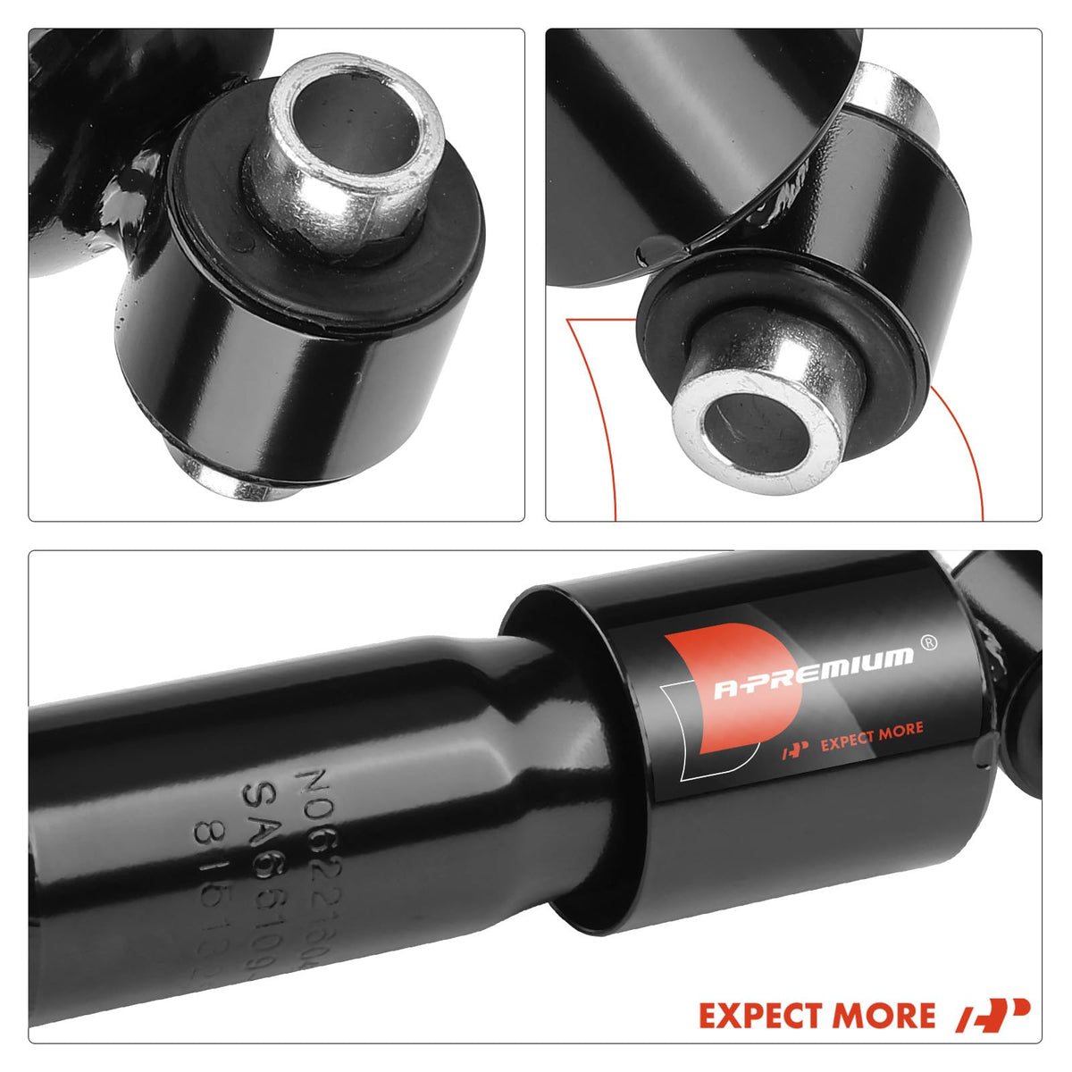 A-Premium label showing reference numbers, simplifies part verification