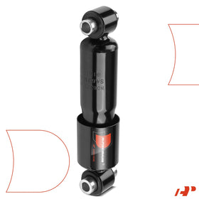 A-Premium shock fitted on a Volvo truck, enhances driver comfort on highway