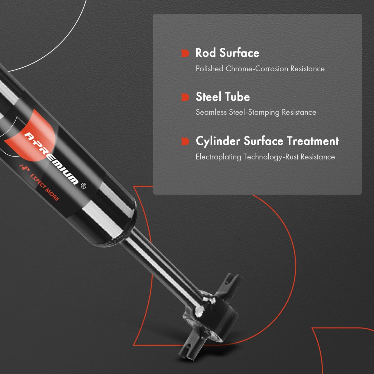 A-Premium shocks installed rear on Mazda B4000 restoring ride stability